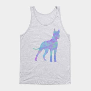 Rainbow Pastel Great Dane Tank Top